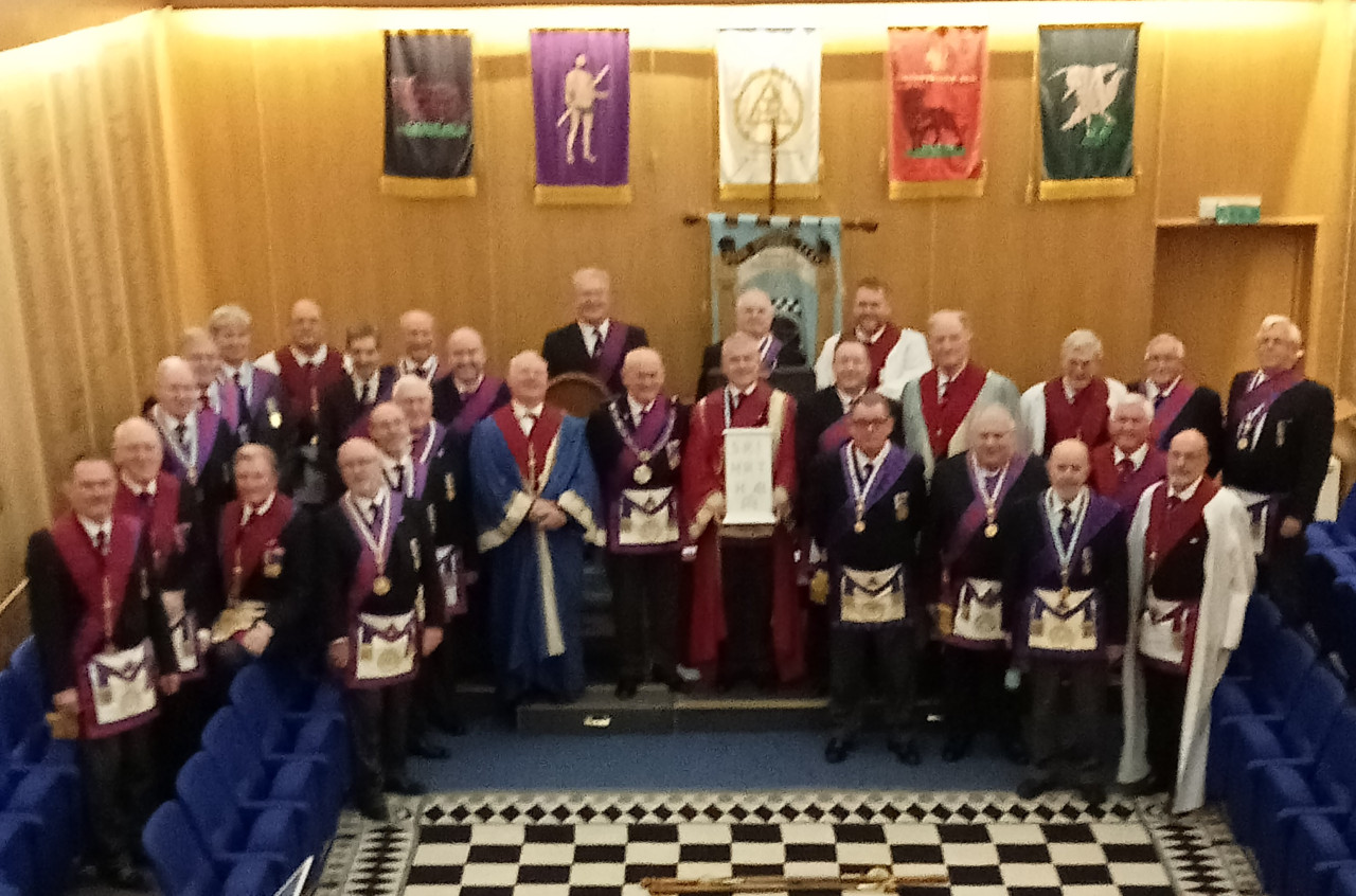 Hall Barn Chapter Receive, our Provincial H and the Altar of Companionship!